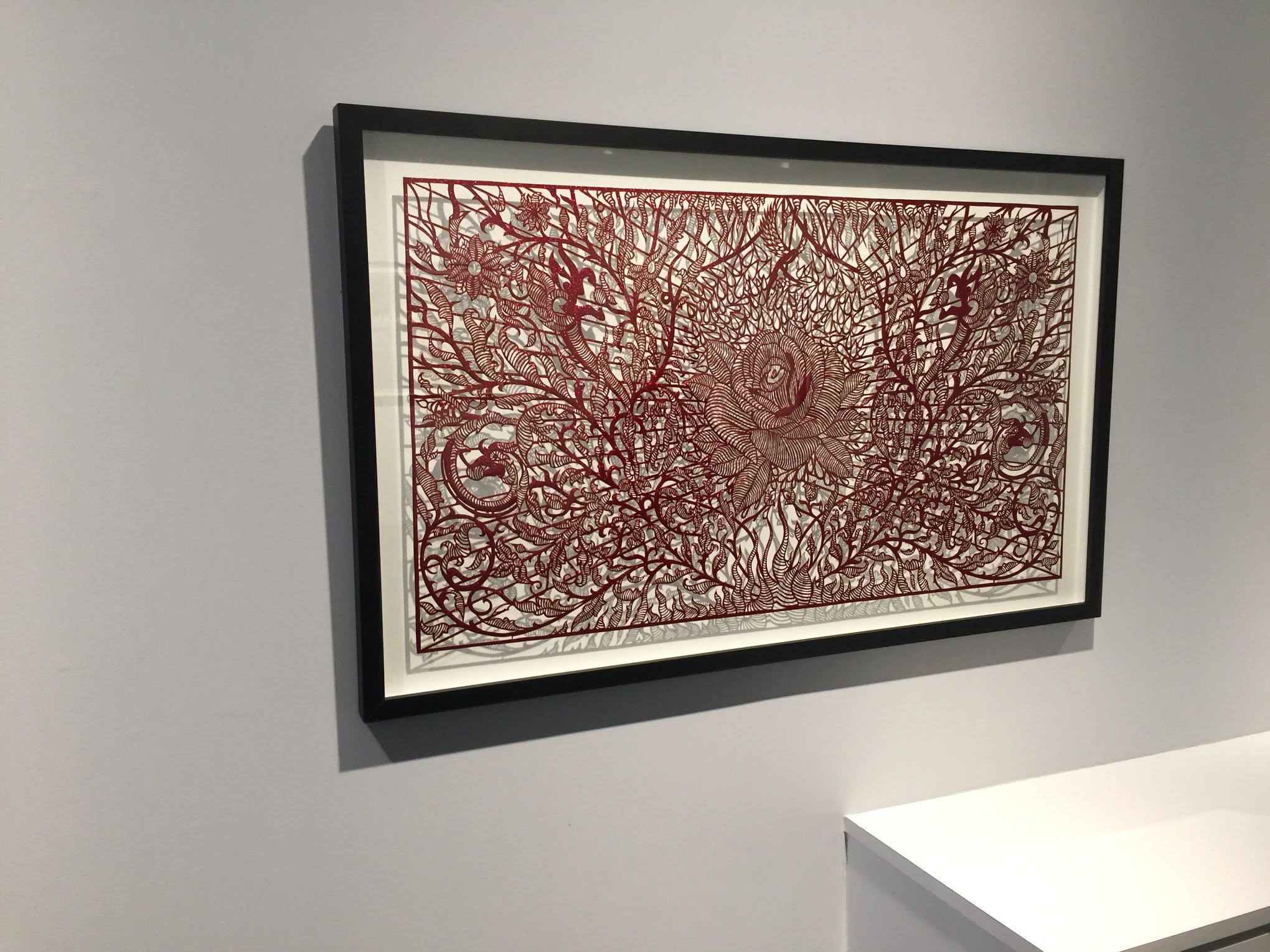 A Drop of Faith — Handcrafted Paper cutting artwork, 2020, Non Calligraphy Artworks collection, Islamic paper-cutting artwork by Tusif Ahmad, view 2